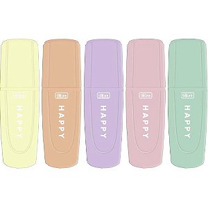 MARCA TEXTO MINI HAPPY - CORES SORTIDAS