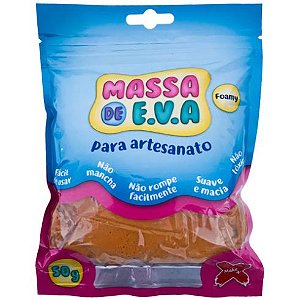 MASSA DE EVA P/ ARTES 50G - MARROM