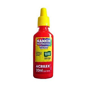 NANKIN ACRILEX 20ML - VERMELHO 507