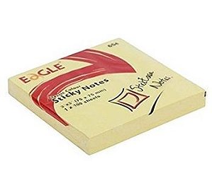 NOTA ADESIVA 75X75 EAGLE 100FLS - AMARELO