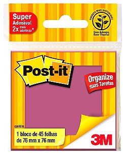 NOTA ADESIVA 76X76 45FLS 3M - LILAS
