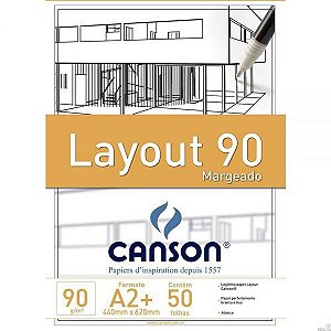 PAPEL UNID LAYOUT A2 C/ MARGEM CANSON 90G