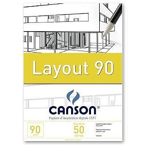 PAPEL UNID LAYOUT A4 CANSON 90G