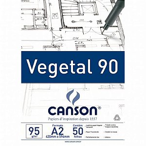 PAPEL UNID VEGETAL A2 CANSON - 90G