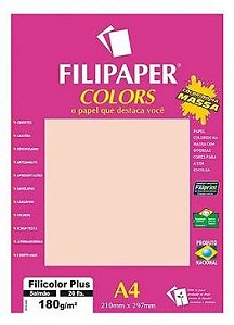 PAPEL UNID A4 FILIPLUS 180G SALMÃO