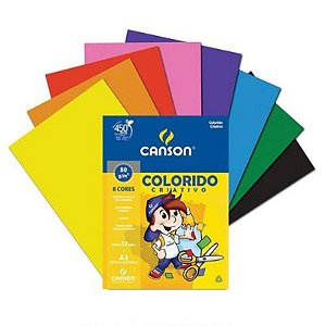 PAPEL UNID A3 CRIATIVO CANSON 80G CORES