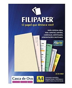 PAPEL UNID A4 CASCA DE OVO PALHA 180G (UNIDADE)