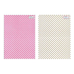 PAPEL UNID A4 DECORADO CORAÇÃO (POR UNIDADE)