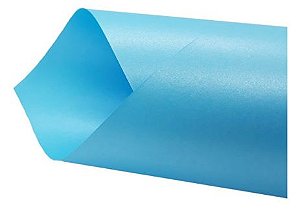 PAPEL UNID A4 METALICO 120GM AZUL (POR UNIDADE)