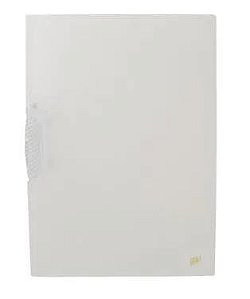 PASTA YES A4 MEIA CANALETA PLAST - BRANCA