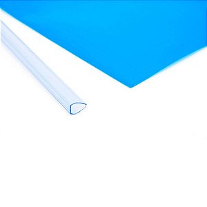 PASTA CANALETA A4 - AZUL