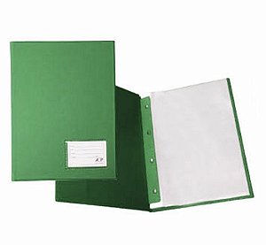 PASTA CATALOGO A4 20FLS 0,12MED - VERDE 132