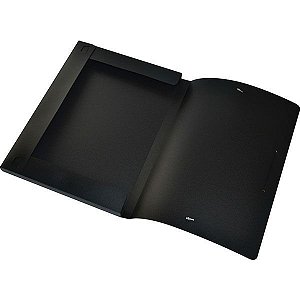 PASTA OFICIO BLACK A4 20MM - PRETA 4022