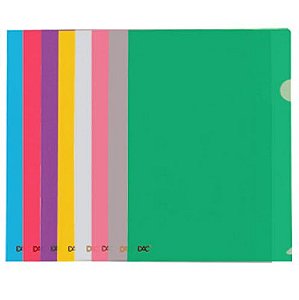 PASTA L A4/OFICIO DAC - CORES DIVERSAS