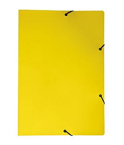 PASTA PAPELAO ELASTICO DELLOPLEX - AMARELO