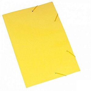 PASTA PAPELAO ELASTICO POLYCART - AMARELO