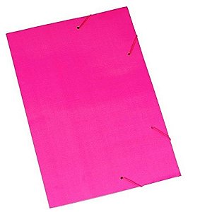 PASTA PAPELAO ELASTICO POLYCART - ROSA