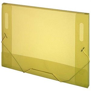 PASTA ACP PLASTICA FC OFICIO 20MM - AMARELA