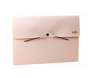 PASTA SANFONADA DELLO EXECUTIVE A4 12 DIV - ROSA