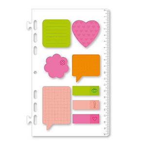 PLANNER MAXI OTIMA ROMANTIC AMARELO 4411-4