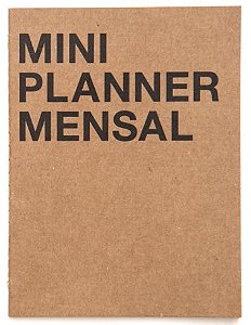PLANNER MENSAL A6 CICERO KRAFT - 28PAG