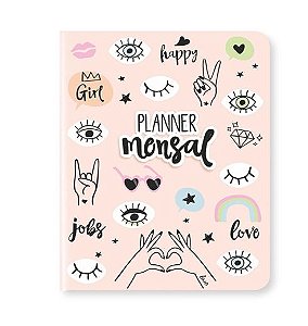 PLANNER MENSAL FLEX PL17 CARTOES GIGANTES