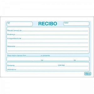 RECIBO COMERCIAL COM CANHOTO - 50FLS