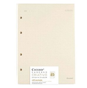 REFIL CICERO CADERNO CRIATIVO POLEN PONTILHADO 17X24