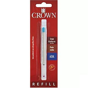 REFIL CROWN CANETA  - AZUL CA 10014A