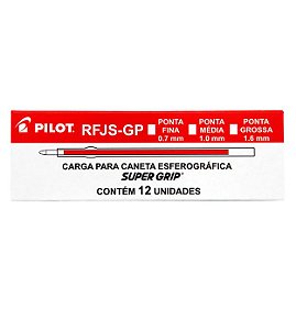 REFIL PILOT CANETA RFJ-GP 1.0 - VERMELHA