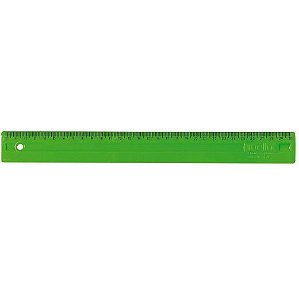 REGUA PLASTICA 30CM VERDE - DELLO