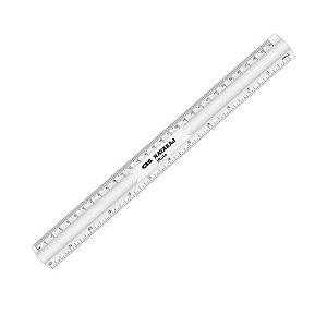 REGUA PLASTICA NATARAJ 30CM - IRULE TRANSP