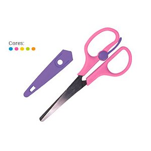 TESOURA PEQUENA CIS COM CAPA KS-220 - BLISTER