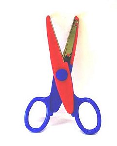 TESOURA PEQUENA CIS ZIG 13,5CM - CORTA FORMAS GEOM