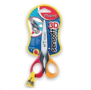 TESOURA PEQUENA SENSOFT 13CM