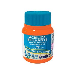 TINTA ACRILICA BRILHANTE 37ML - LARANJA 517