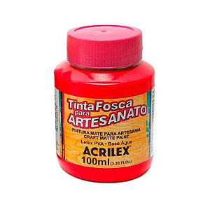 TINTA P/ ARTESANATO 100ML - VERMELHO 507