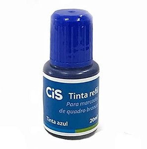 REFIL CIS CANETA QUADRO BRANCO 20ML - AZUL
