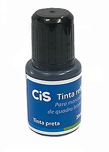 REFIL CIS CANETA QUADRO BRANCO 20ML - PRETA