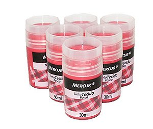 TINTA TECIDO 30ML MERCUR - MANGA ROSA 035