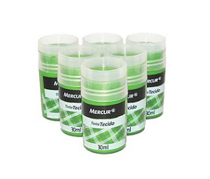 TINTA TECIDO 30ML MERCUR - VERDE MUSGO 024