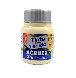 TINTA TECIDO FOSCA ACRILEX 37ML - MARFIM 529