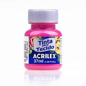 TINTA TECIDO FOSCA ACRILEX 37ML - ROSA 537