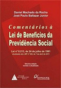 COMENTARIOS A LEI DE BENEFICIOS DA PREVIDENCIA SOC