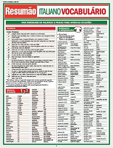 ITALIANO - VOCABULÁRIO