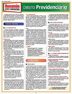 DIREITO PREVIDENCIÁRIO