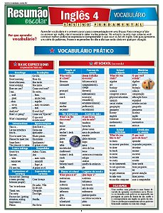 INGLÊS 4 - VOCABULÁRIO