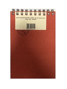 BLOCO SKETCHBOOK DESSIN ESPIRAL VERM. COM 40 FOLHAS SULFIT 150GR REF. SK3605