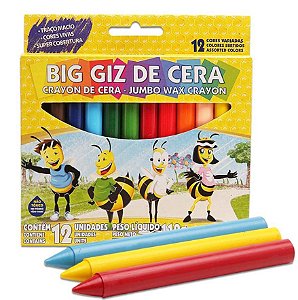 GIZ DE CERA ACRILEX BIG 12 CORES