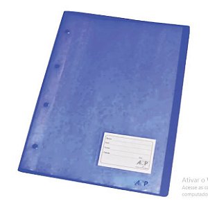 PASTA CATALOGO A4 ACP C/10 ENVELOPES - AZUL REF.1037